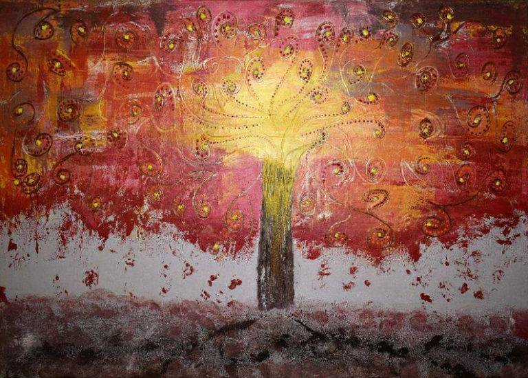 TREE OF LIFE Artists Belma Bozkurt Painting Fabled Gallery https://fabledgallery.art/product/tree-of-life/