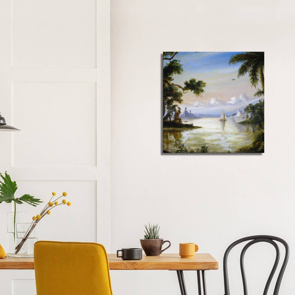 Romantic Lagoon #5 60 x 60 cm (Canvas Print) Canvas Print Canvas reproduction The Pianist Print On Demand Fabled Gallery https://fabledgallery.art/product/romantic-lagoon-5-60-x-60-cm-canvas-print/