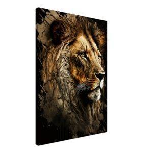 Lion Close to Reality 1 50 x 70 cm (Canvas Print) Pack & Member Fabled Gallery https://fabledgallery.art/?post_type=product&p=35919