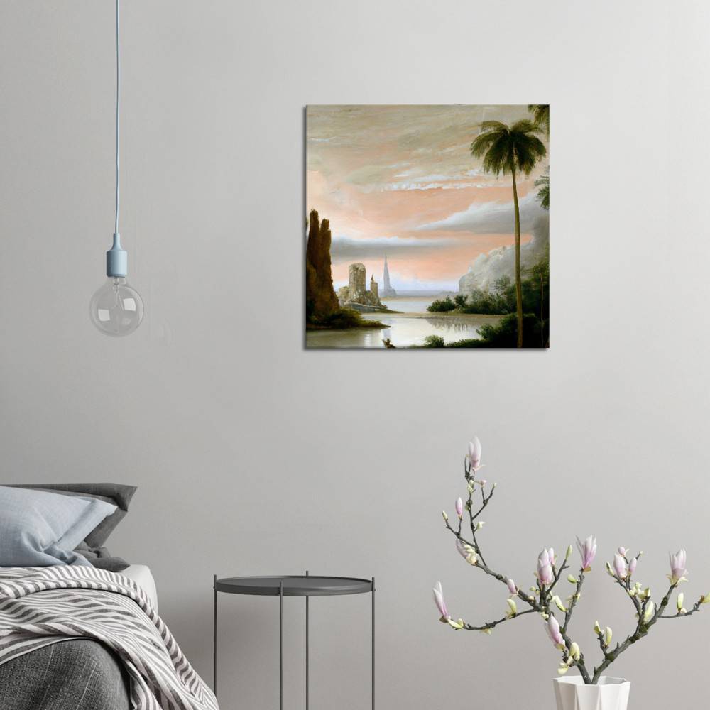 Romantic Lagoon #1 60 x 60 cm (Canvas Print) Canvas Print Canvas reproduction The Pianist Print On Demand Fabled Gallery https://fabledgallery.art/product/romantic-lagoon-1-60-x-60-cm-canvas/