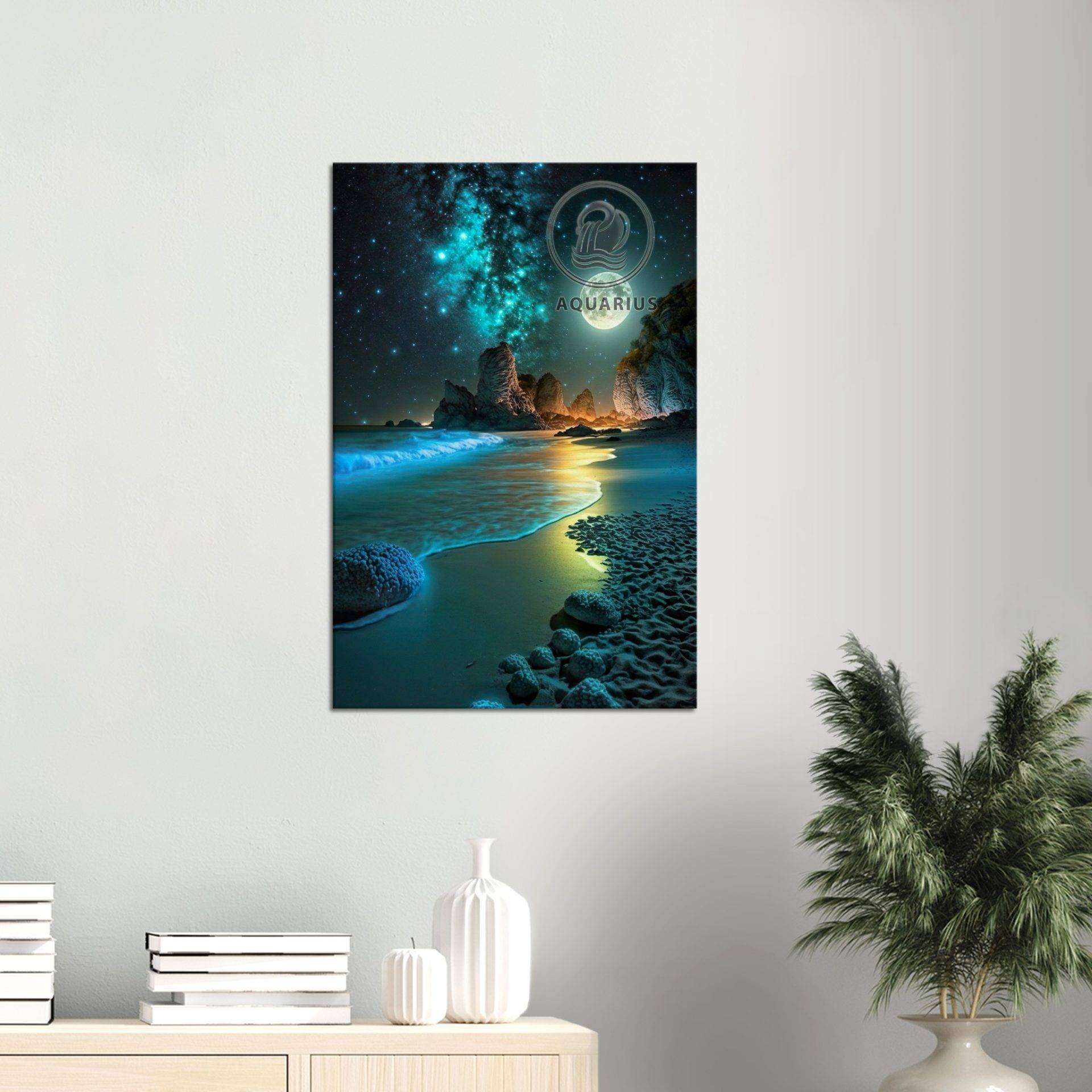 Moon with Aquarius Fabled Gallery https://fabledgallery.art/?post_type=product&p=36990