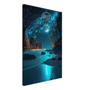 Moon with Aries (Canvas Print) Pack & Member Fabled Gallery https://fabledgallery.art/?post_type=product&p=36998