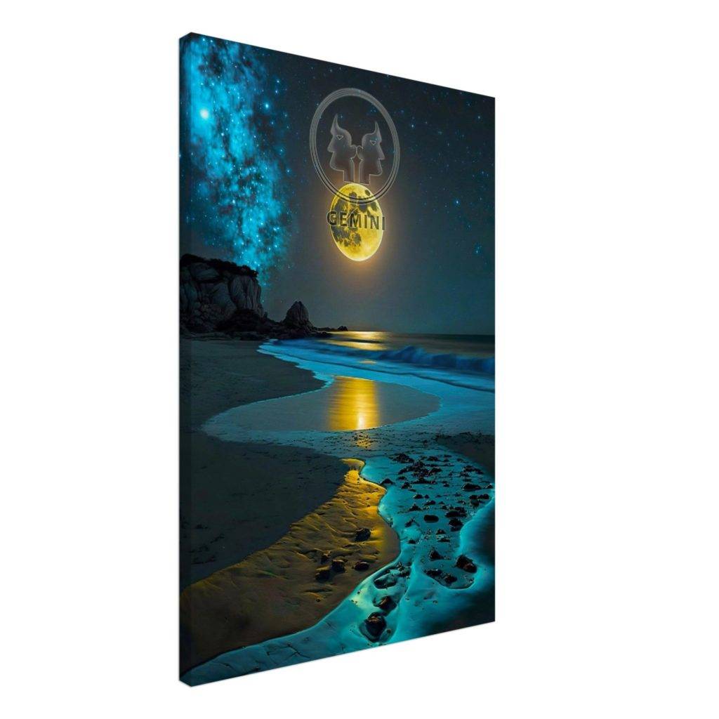 Moon with Gemini (Canvas Print) Fabled Gallery https://fabledgallery.art/?post_type=product&p=37014