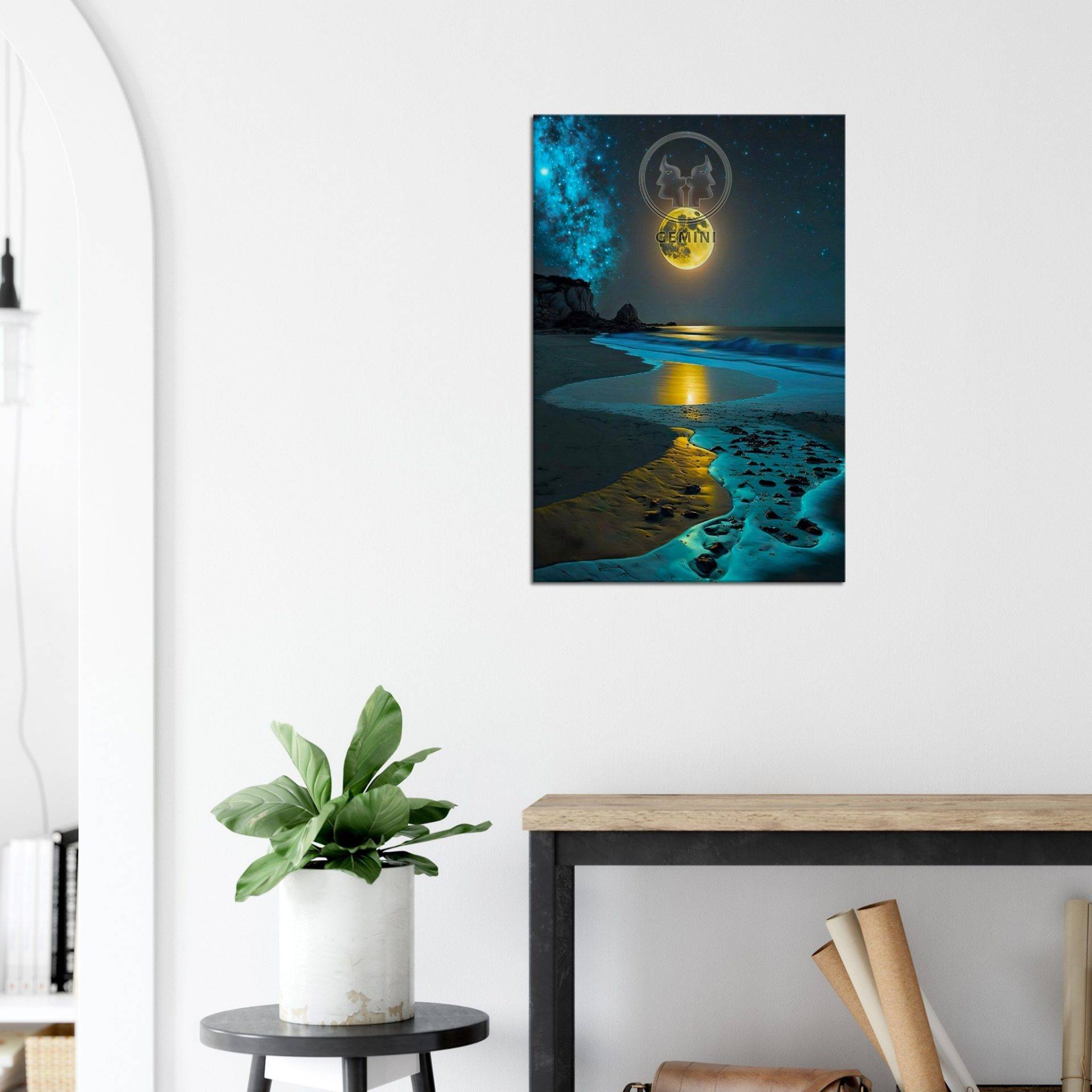 Moon with Gemini (Canvas Print) Fabled Gallery https://fabledgallery.art/?post_type=product&p=37014