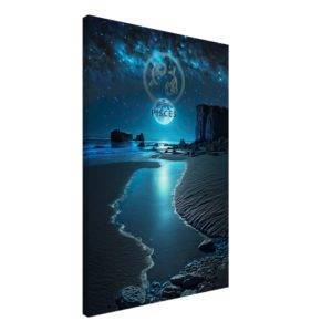 Moon with Pisces (Canvas Print) Pack & Member Fabled Gallery https://fabledgallery.art/?post_type=product&p=37030