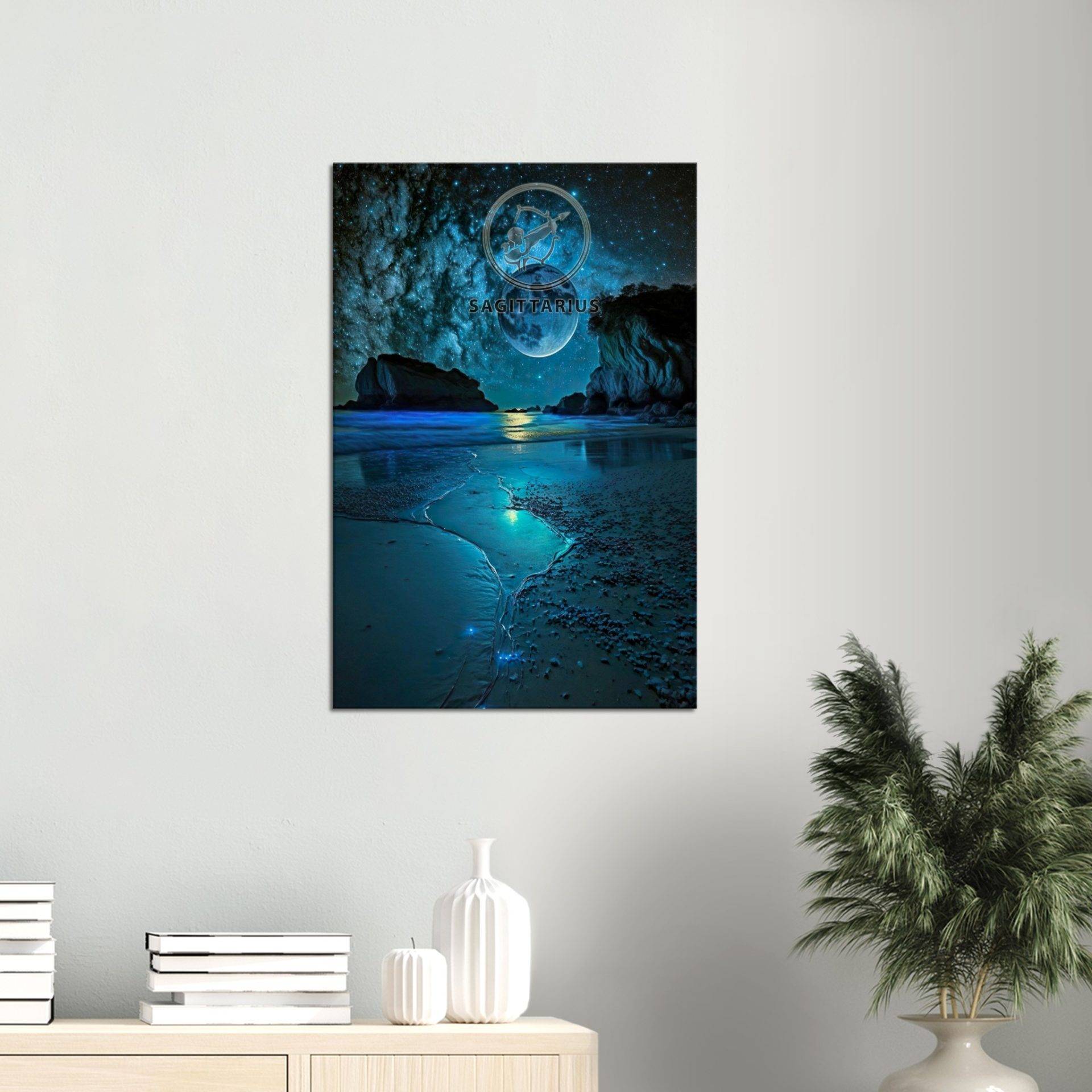 Moon with Sagittarius (Canvas Print) Fabled Gallery https://fabledgallery.art/?post_type=product&p=37038