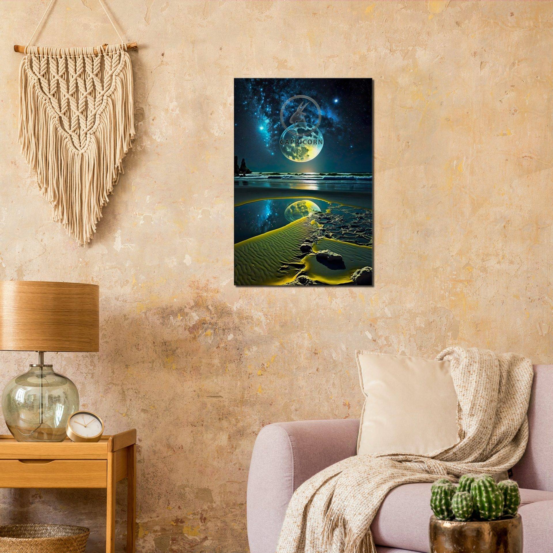 Moon with the Capricorn (Canvas Print) Fabled Gallery https://fabledgallery.art/?post_type=product&p=37062