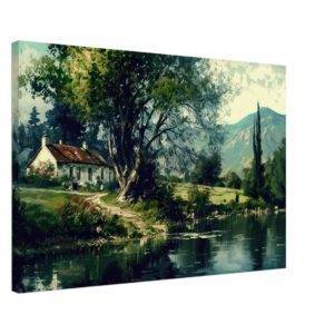 Tessin Landscape 4 (Canvas Print) Pack & Member Fabled Gallery https://fabledgallery.art/?post_type=product&p=37110